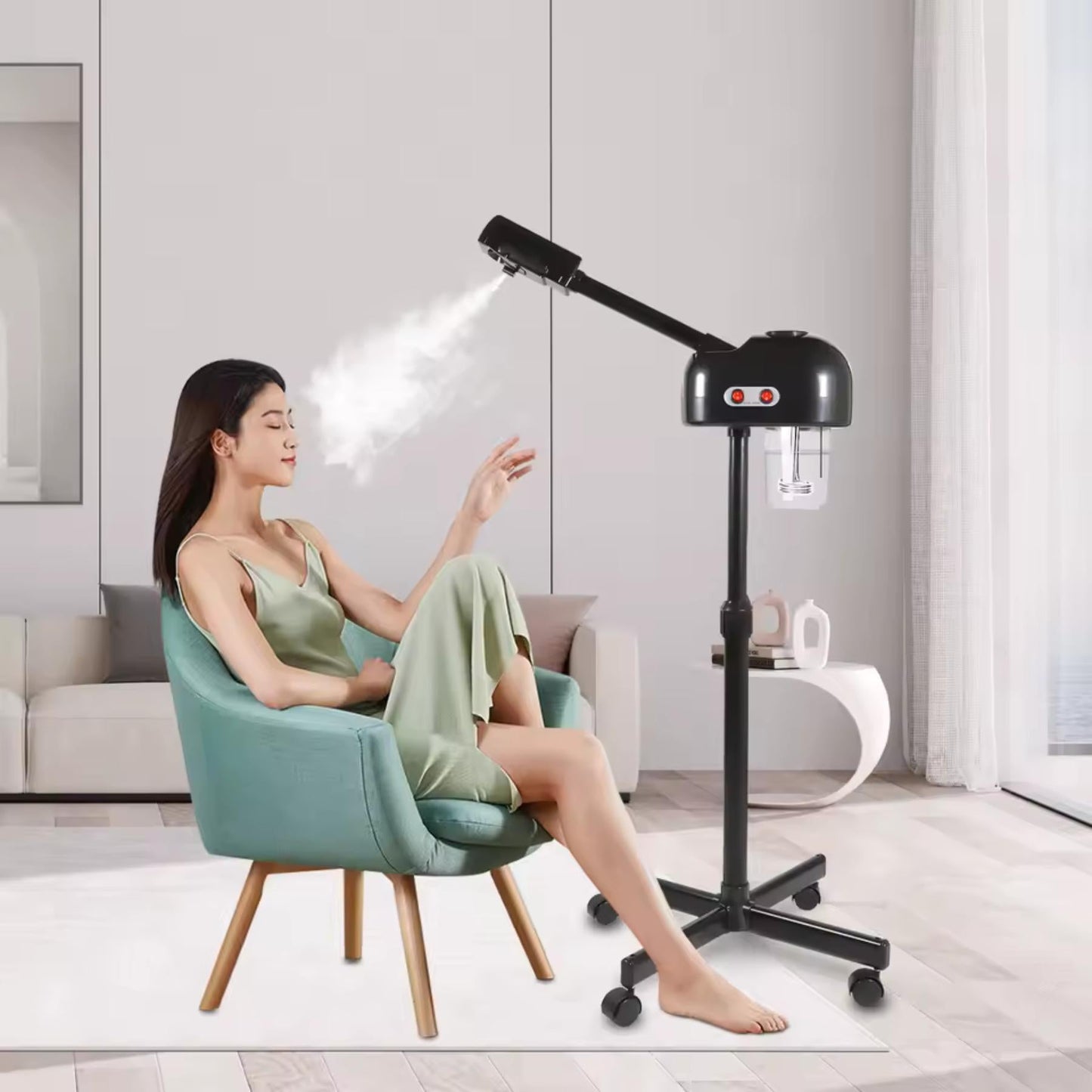 OSKINÉA PureSteam – Diffuseur de Vapeur Ionique pour le Visage