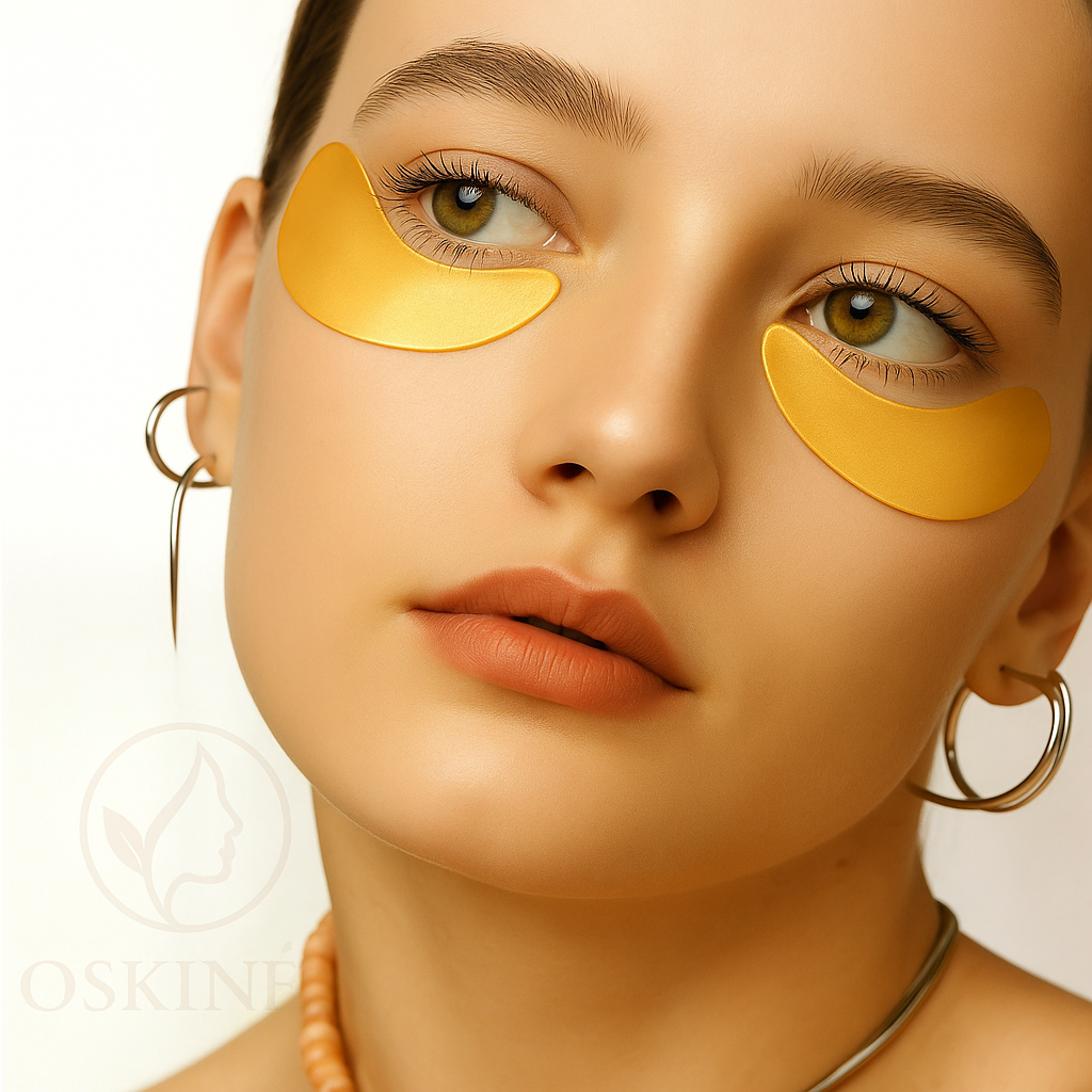 OSKINÉA GoldLumi – Patchs Yeux Éclat & Hydratation Intense