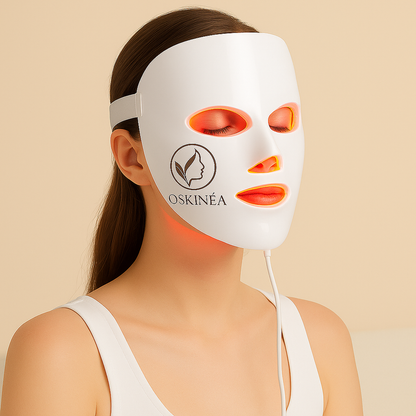 OSKINÉA Luminéa – Masque LED Thérapie Visage Anti-Âge