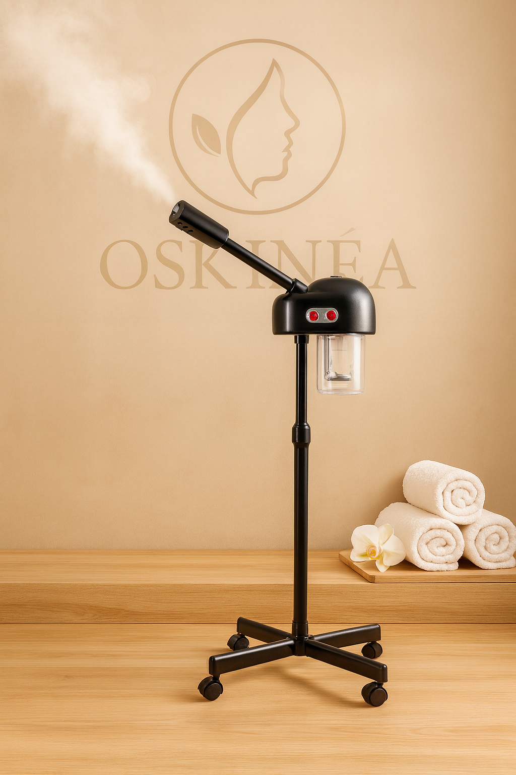 OSKINÉA PureSteam – Diffuseur de Vapeur Ionique pour le Visage